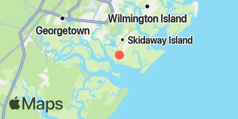Little Wassaw Island, Green Island Sound Location
