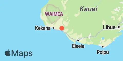 Waimea Bay Location