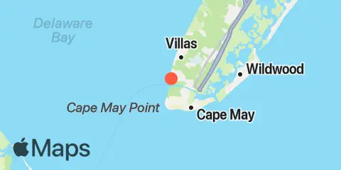 Cape May Canal Location