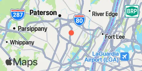 East Rutherford Location