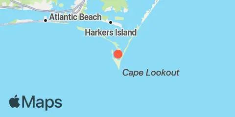 Cape Lookout Bight Location