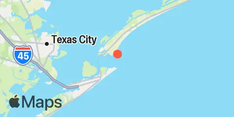 Galveston Bay Entrance Location