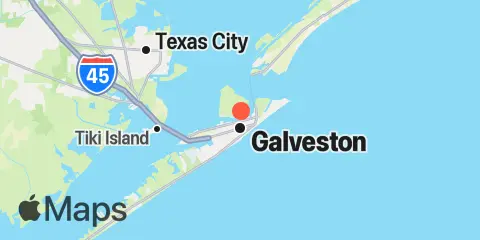 Galveston Pier 21 Location