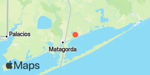Matagorda City (TCOON) Location