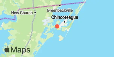 Chincoteague Channel (South End) Location
