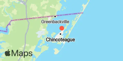 Chincoteague Island, Blake Cove Location