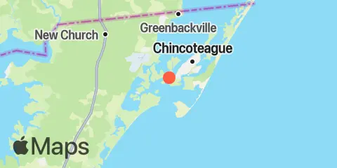 Southern Chincoteague Island Location
