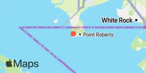 Point Roberts Location