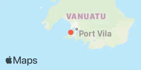 Localização de Port Vila